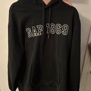 GAP Black Sweatshirt Varsity Style Hoodie